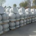湖北 白麻花岗岩石材圆球，石球，挡车球，隔离球，景观石球，风水球等