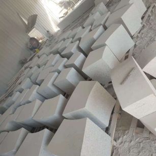 湖北 白麻花岗岩异形坐凳