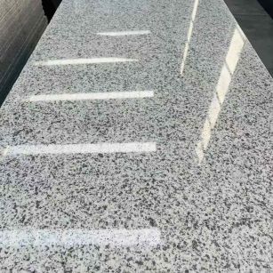 湖北 白麻花岗岩光面毛板