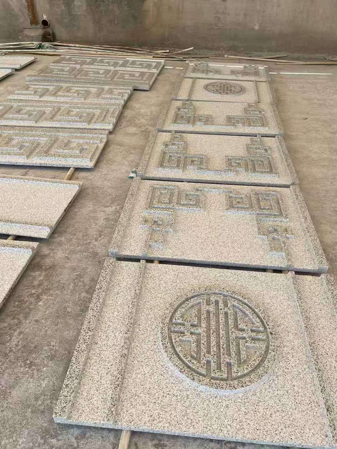 湖北 白麻花岗岩外墙立面雕刻板