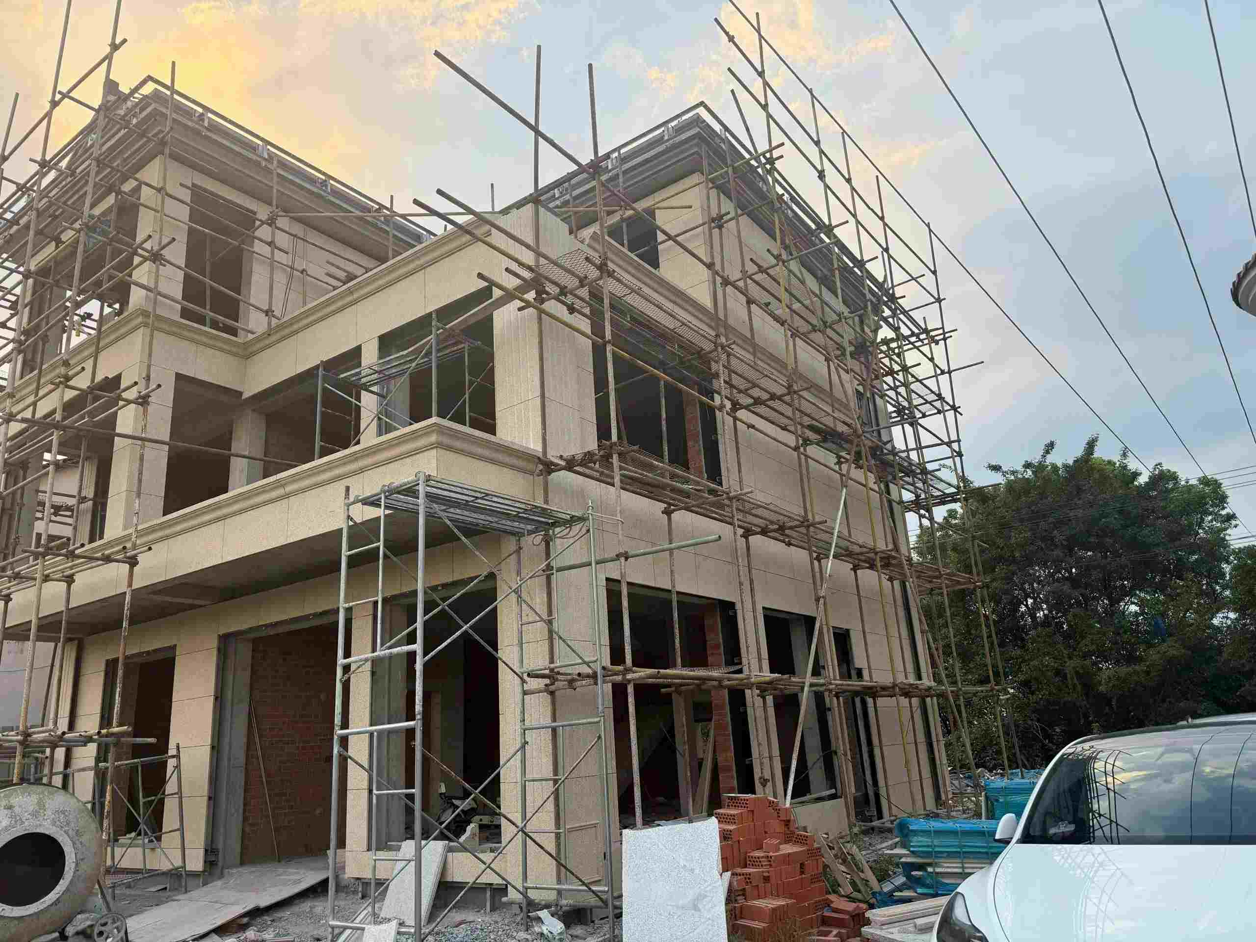 湖北 黄金麻荔枝面花岗岩外墙干挂