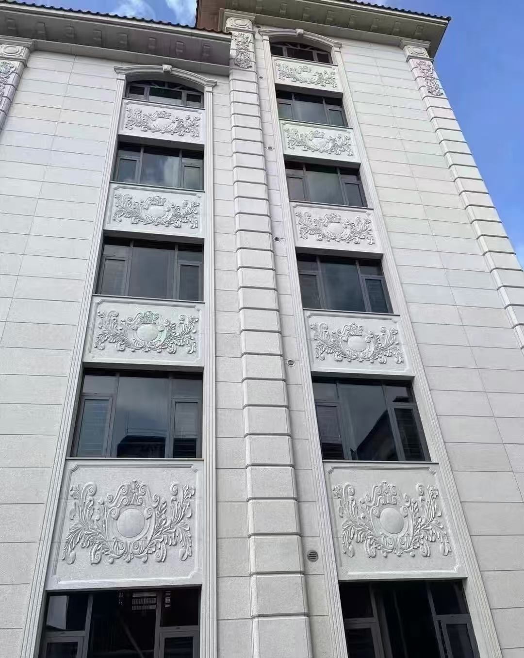 湖北 白麻荔枝面花岗岩别墅外墙干挂