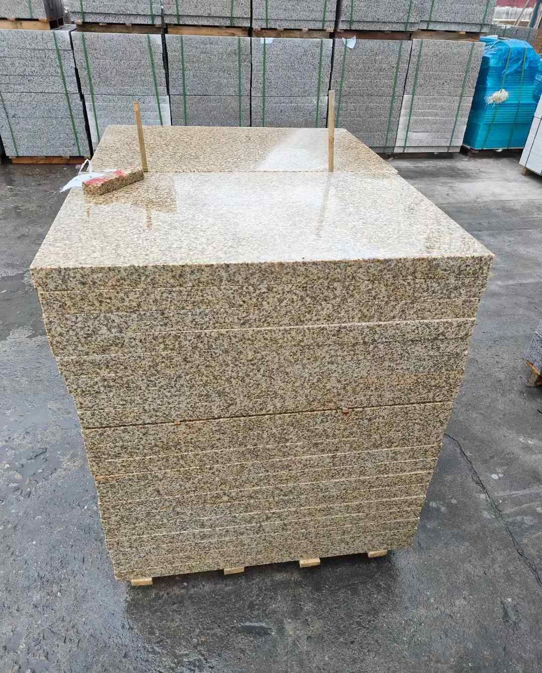 湖北 湖北黄金麻花岗岩石材荔枝面外墙石材