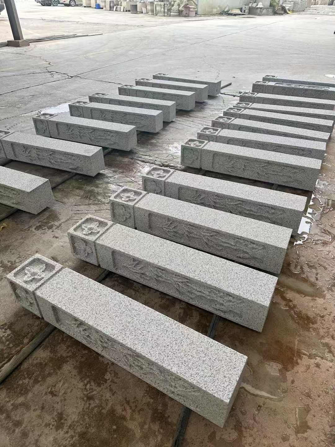 湖北 白麻方柱雕花防水