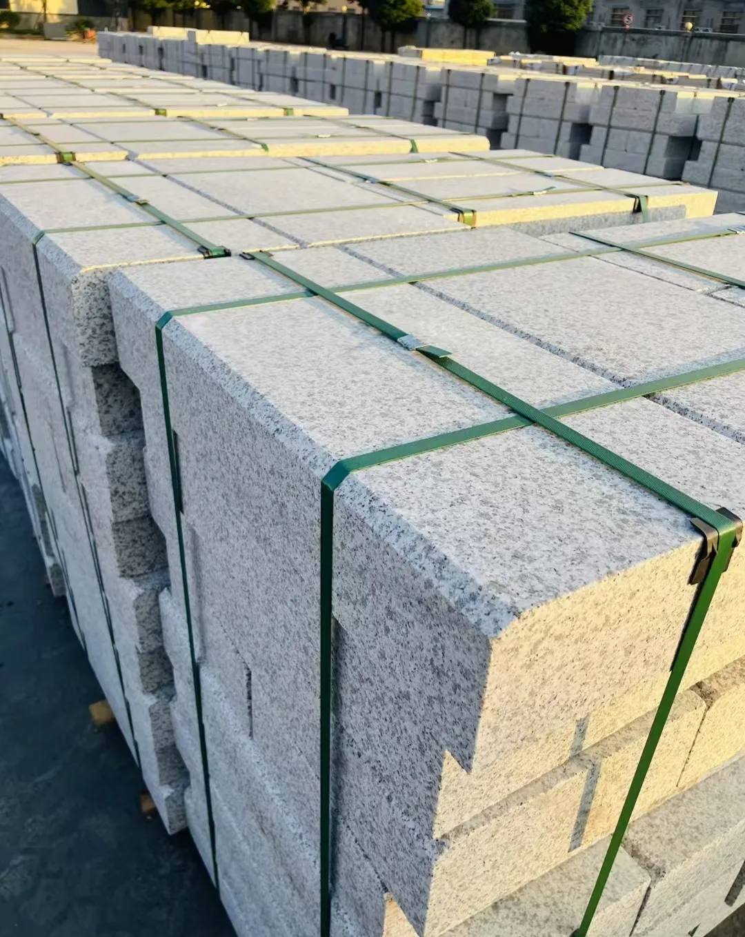 湖北 白麻花岗岩路沿石，马路牙子，路缘石，平石，立缘石等