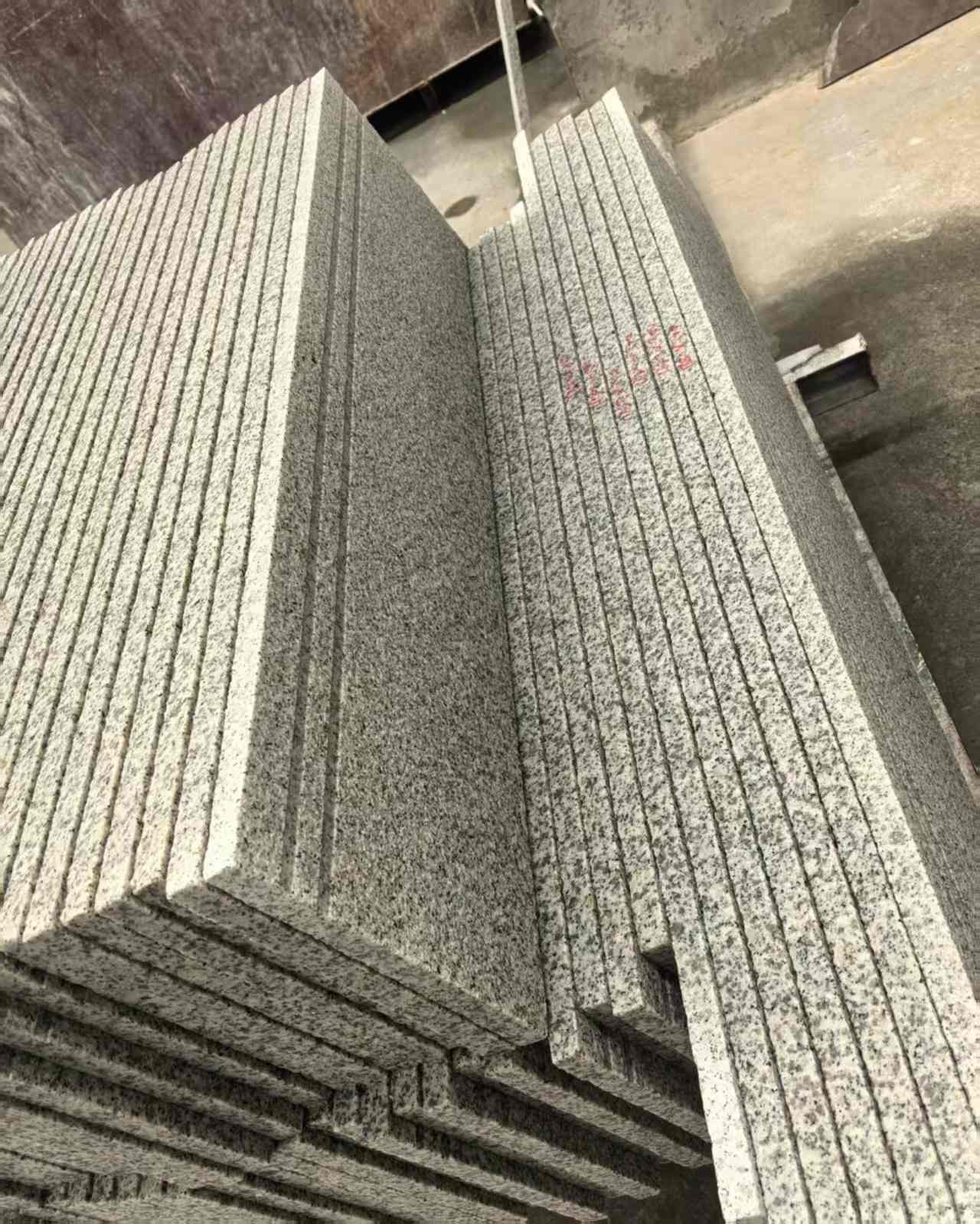 湖北 白麻荔枝面花岗岩楼梯踏步